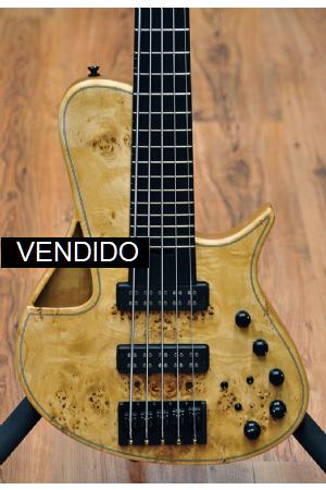 Meridian Mojo II 5 String Poplar Burl Top Meridian Mojo II 5 String Poplar Burl Top
